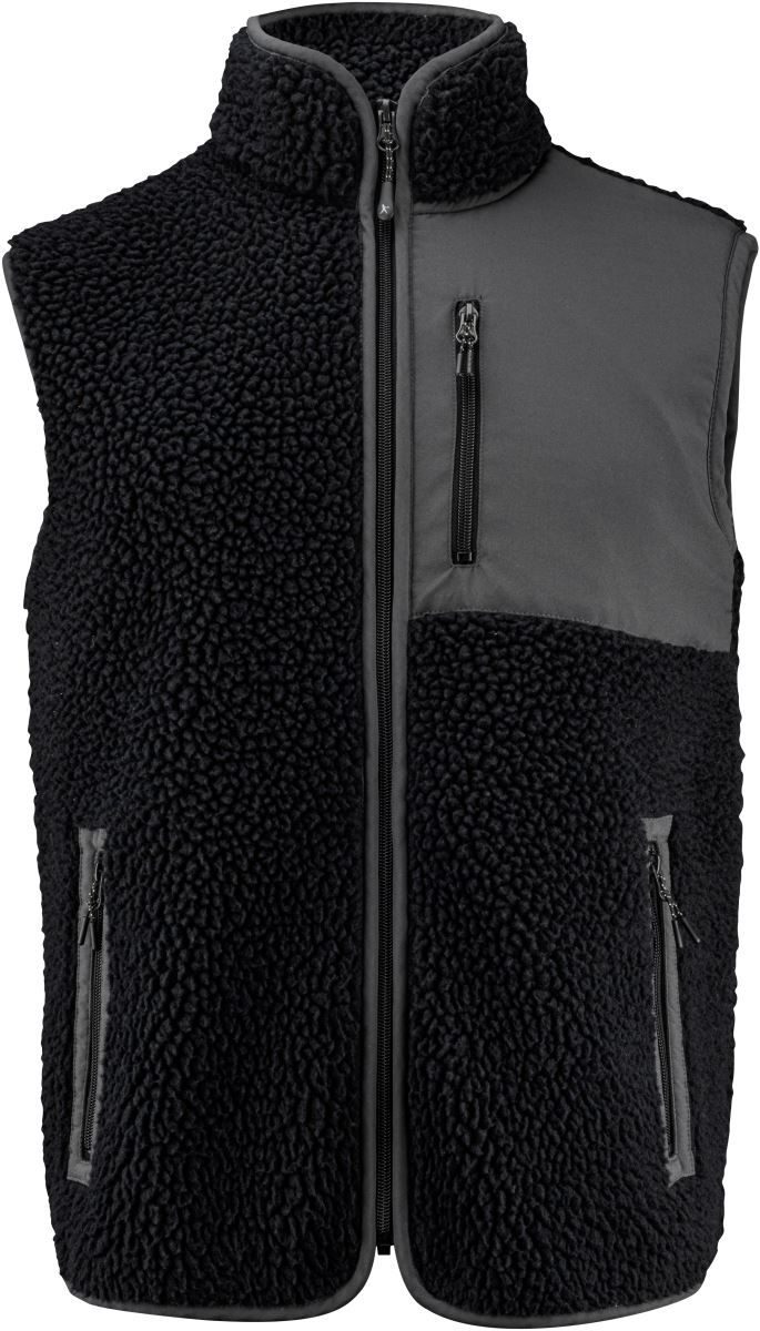 James Harvest Herren Sherpa Fleece Weste "Two-Tone" Kingsley Fleece Vest Men