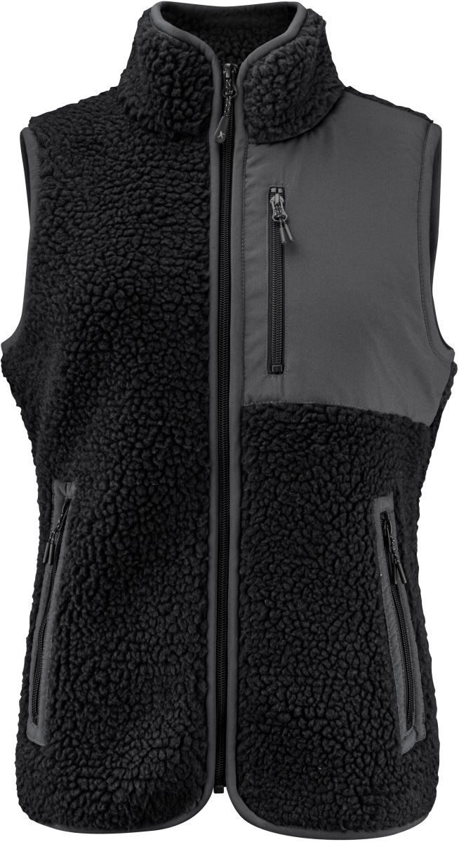 James Harvest Damen Sherpa Fleece Weste "Two-Tone" Kingsley Fleece Vest Women