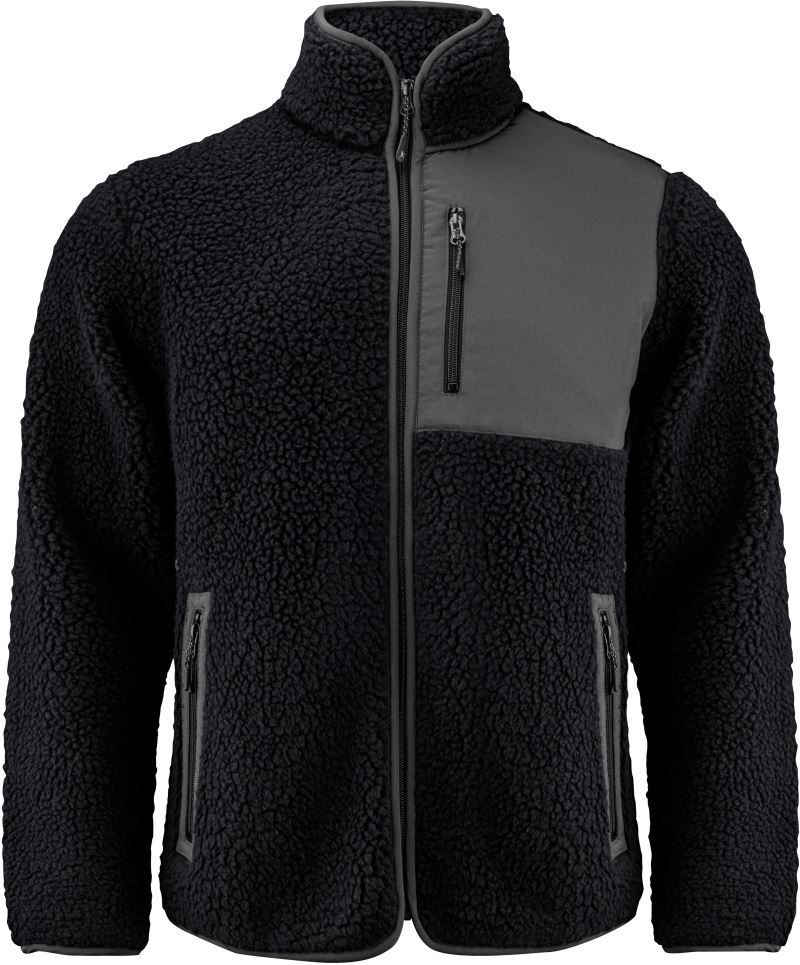 James Harvest Herren Sherpa Fleece Jacke "Two-Tone" Kingsley Fleece Men