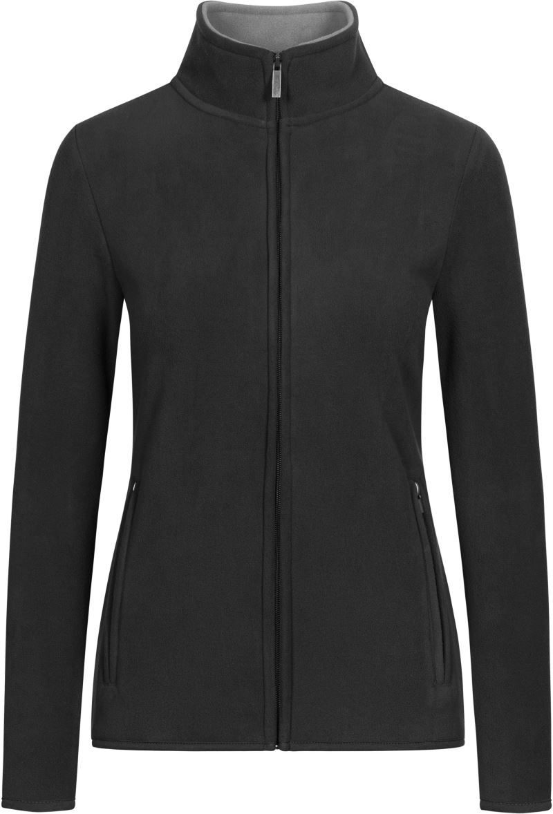 Promodoro Damen Double Fleece Jacke 7965 – Charcoal/Grey