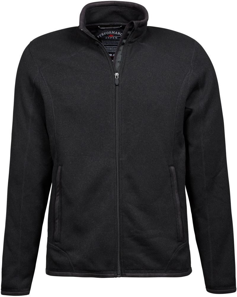 Tee Jays Herren Melange Strickfleece Jacke Tj 9615