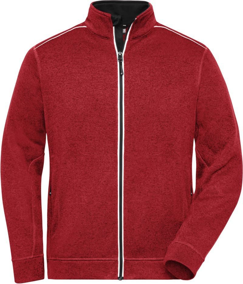 Daiber Herren Workwear Strickfleece Jacke - Solid Jn 898