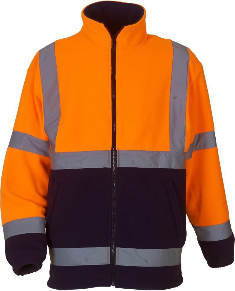 Yoko Hi-Vis Fleece Jacke Hvk 08