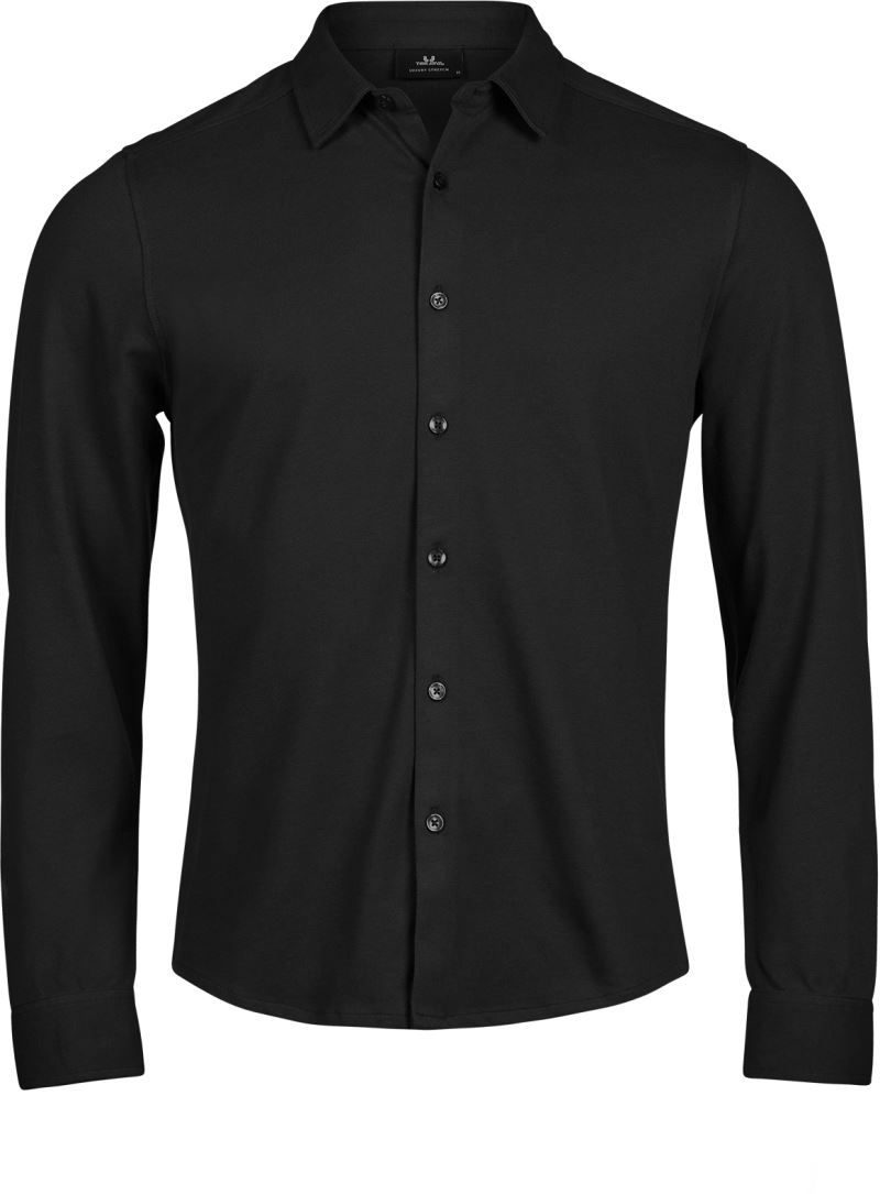 Tee Jays Piqué Hemd langarm "Luxury Stretch" Tj 1416