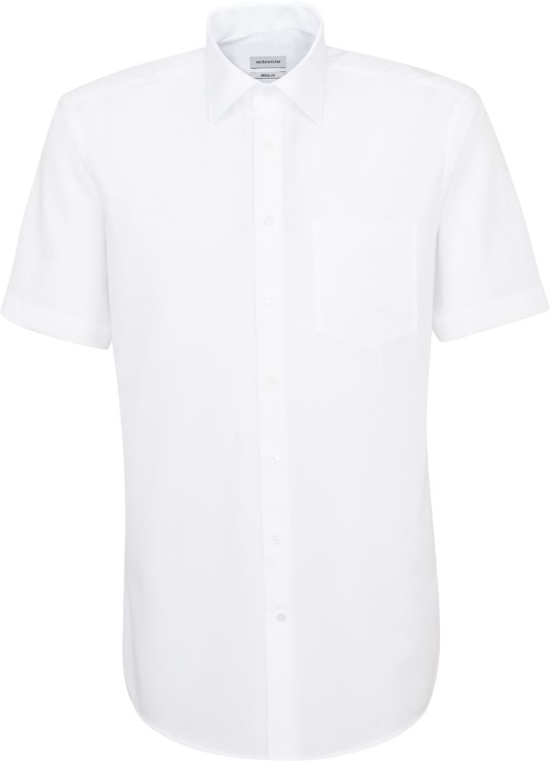Seidensticker Hemd kurzarm Shirt Regular Ssl – White