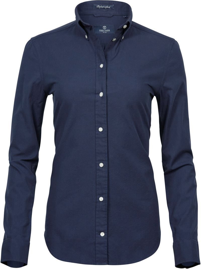 Tee Jays Oxford Bluse "Perfect" langarm Tj 4001