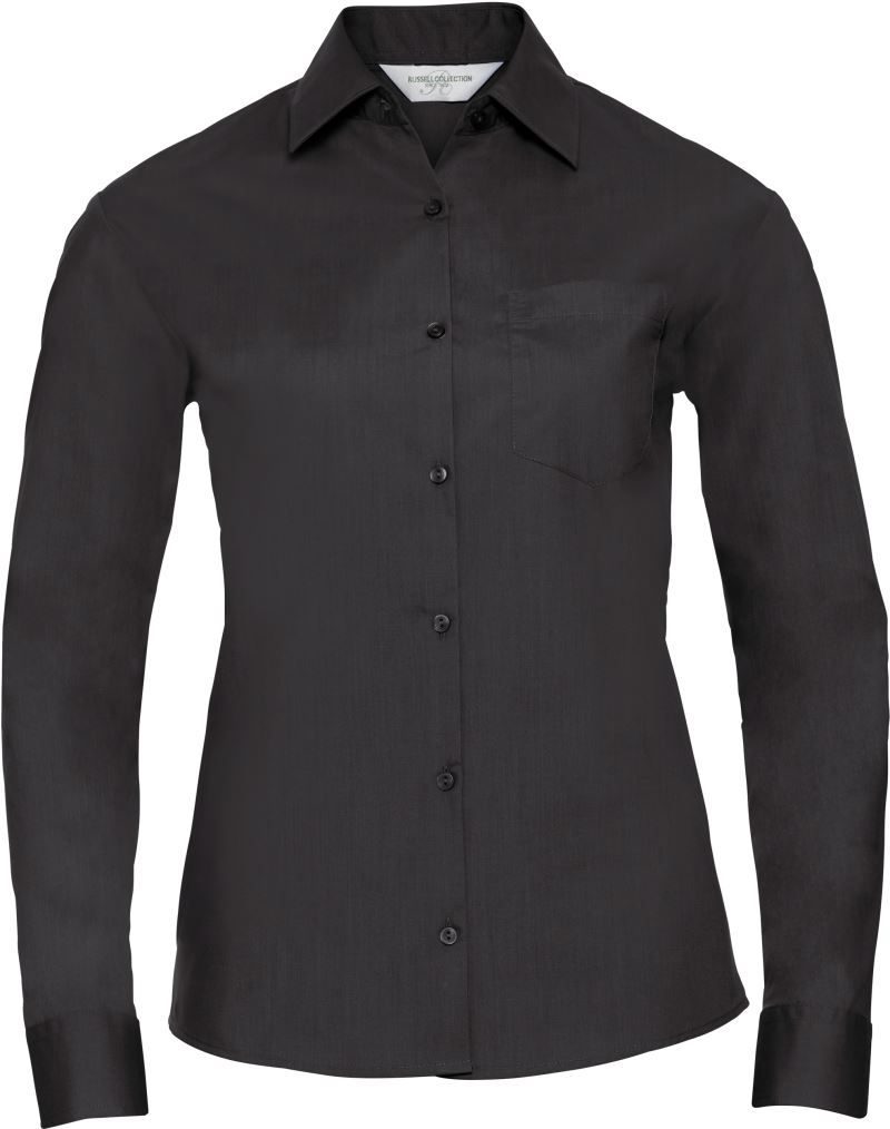 Russell Athletic Popeline Bluse langarm 934F