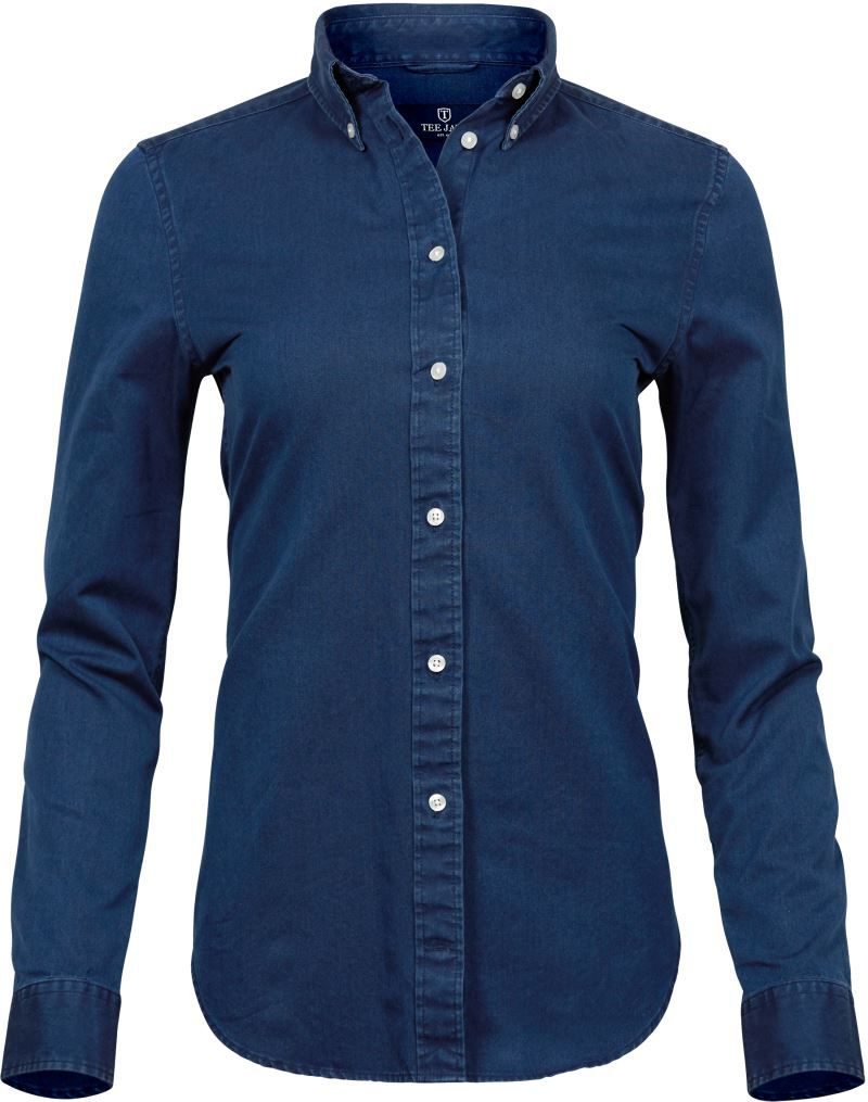 Tee Jays Denim Twill Bluse langarm Tj 4003