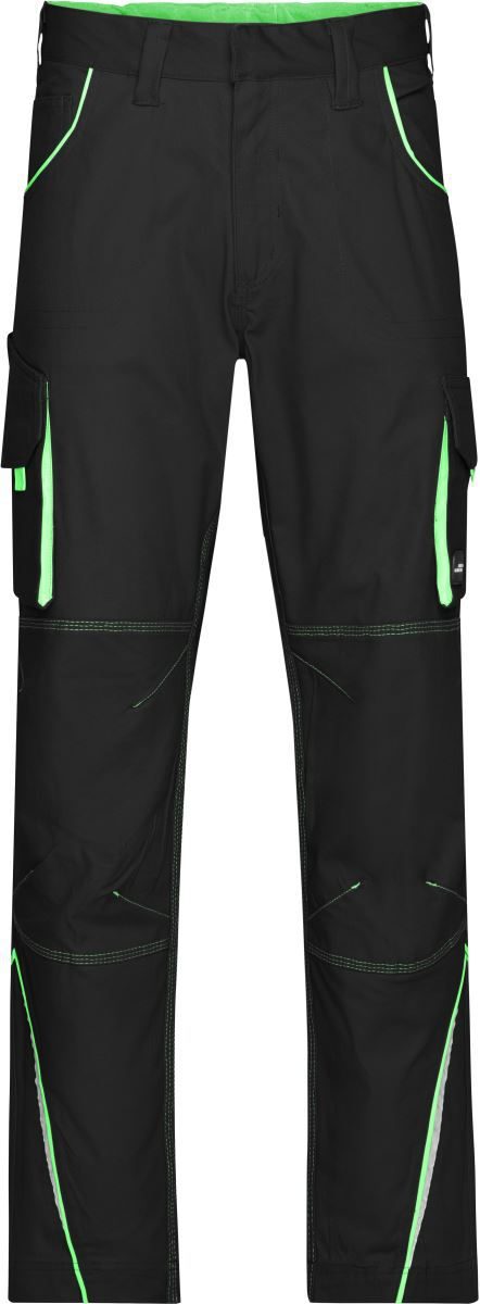 Daiber Workwear Hose - Color Jn 847 (62) – Black/Lime Green