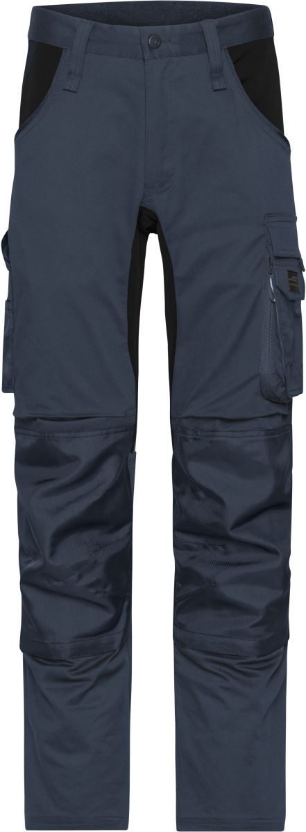 Daiber Workwear Stretch Hose "Slim Line" Jn 1812 (42-60) – Carbon/Black