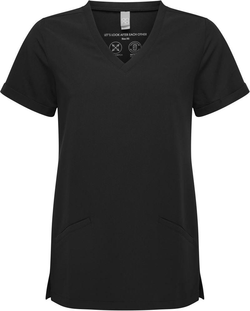 Onna Damen V-Ausschnitt Stretch Kasack Nn 310
