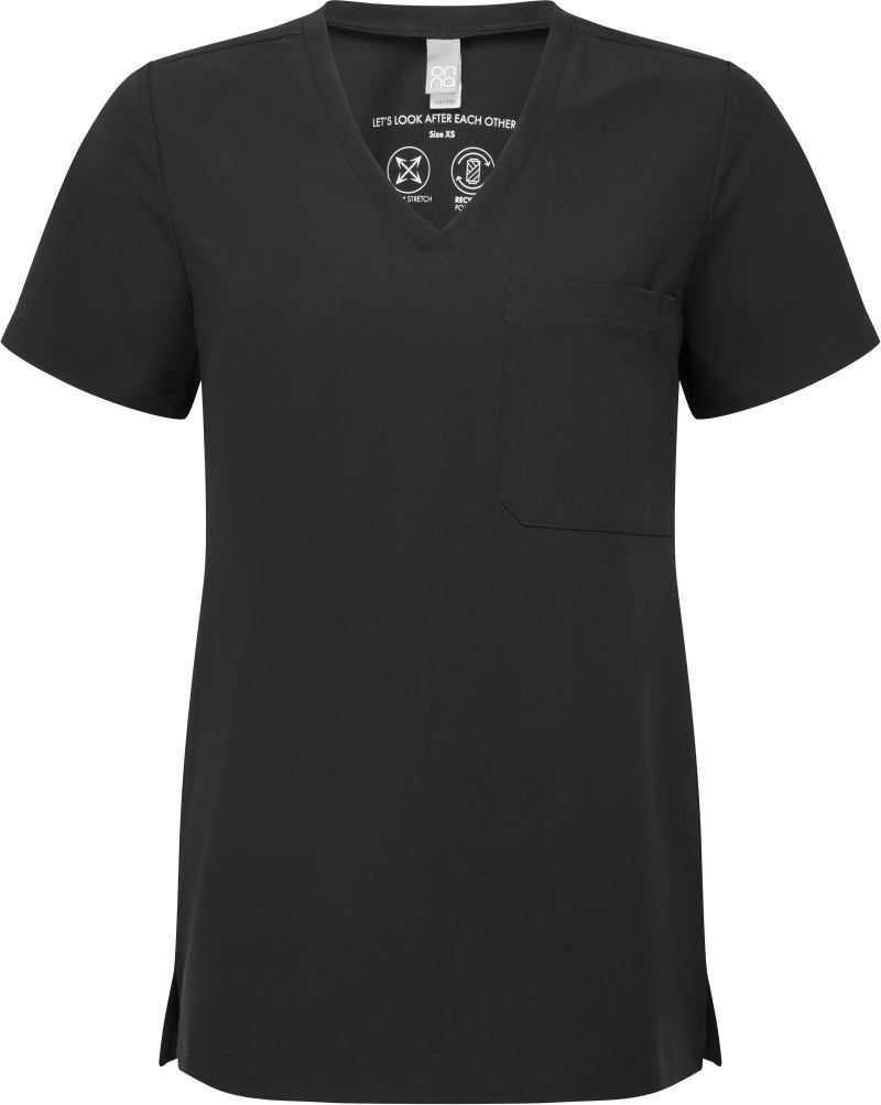 Onna Damen V-Ausschnitt Stretch Kasack Nn 300