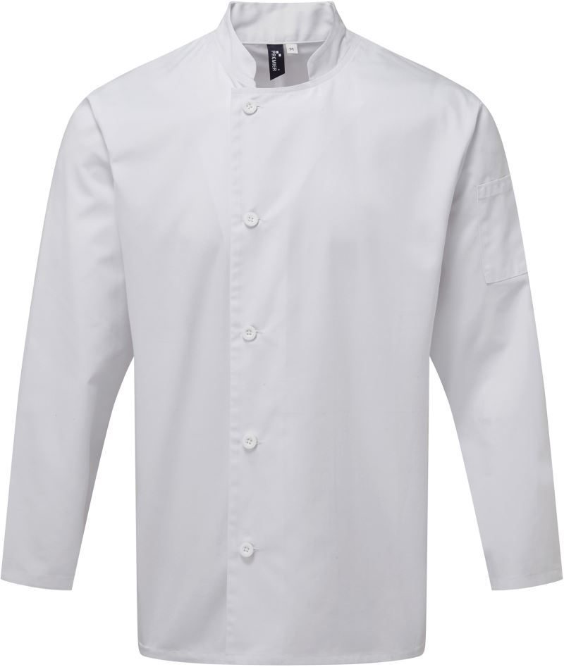 Premier Kochjacke langarm Pr 901 – White