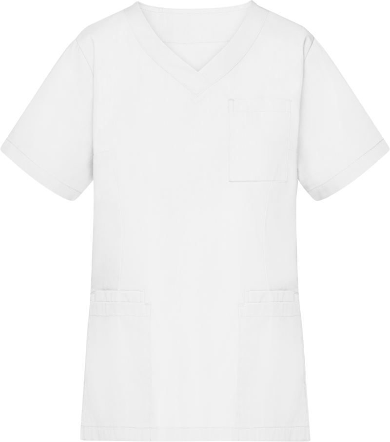 Daiber Damen V-Ausschnitt Kasack Jn 3101 – White