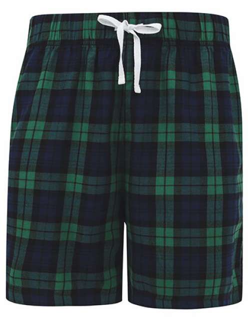 SF Clothing Men's Tartan Lounge Shorts