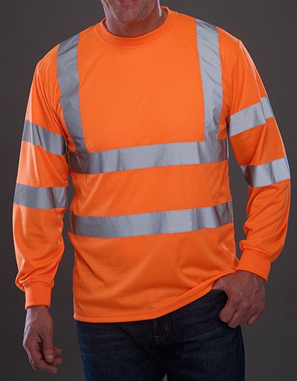 Yoko Hi-Vis Long Sleeve T-Shirt Hvj420