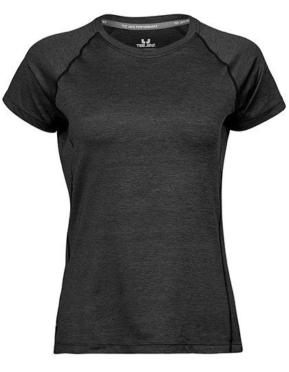 Women´s CoolDry Tee 7021 – Black Melange