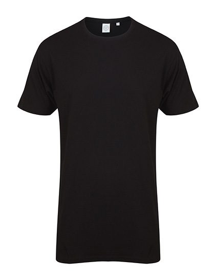 Men´s Longline T-Shirt With Dipped Hem SF258