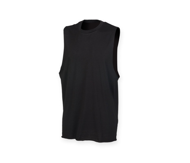 SF Clothing Men’s High Neck Slash Armhole Vest