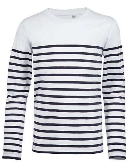 Sol´s Kids´ Long Sleeve Striped T-Shirt Matelot 03101
