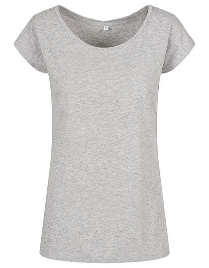 Build Your Brand Basic Ladies´ Wide Neck Tee BB013