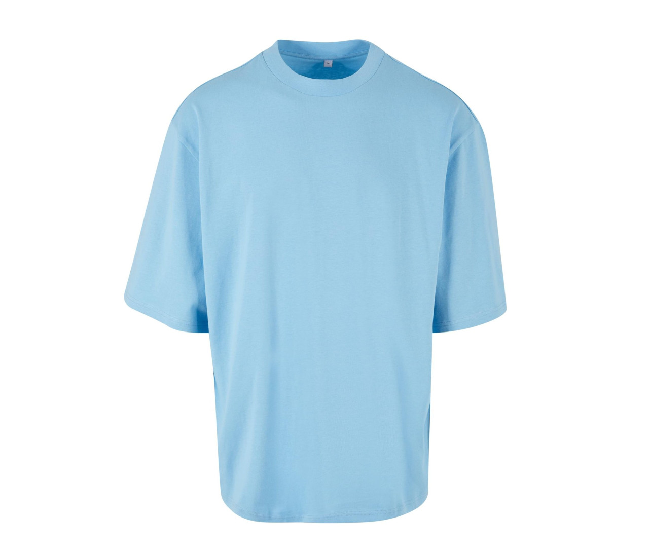 Build Your Brand Oversized Sleeve Tee – Baltic Blue