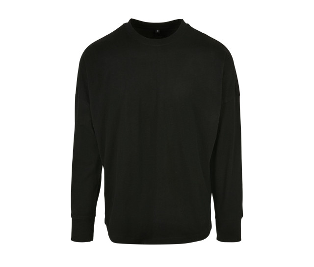 Build Your Brand Oversized Cut On Sleeve Longsleeve T-Shirt