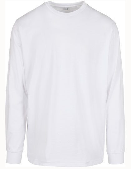Build Your Brand Organic Long Sleeve With Cuffrib BY150 T-Shirt