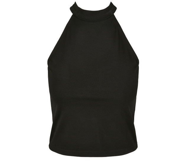 Build Your Brand Ladies Turtleneck Short Top