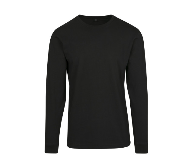 Build Your Brand Longsleeve With Cuffrib T-Shirt