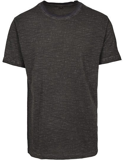 Build Your Brand Spray Dye Tee BY072 – Darkgrey (Spray Dye)