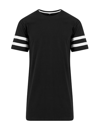 Build Your Brand Stripe Jersey Tee BY032