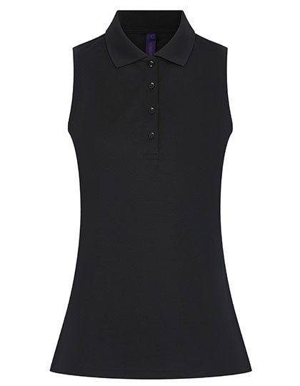 Henbury Ladies´ Sleeveless Coolplus Polo Shirt H477