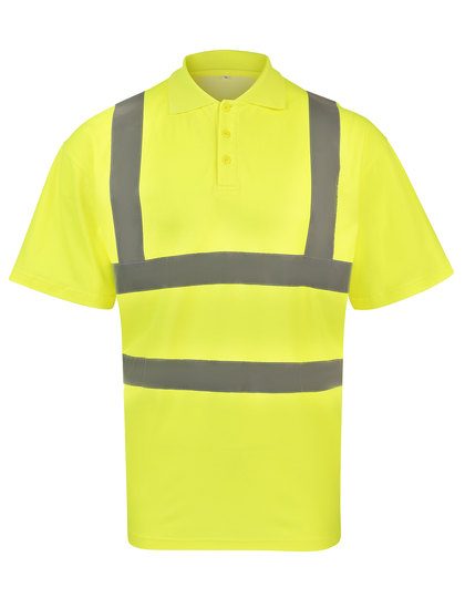 Korntex High-End Polycotton Hi-Vis Polo Shirt Cambridge Kxpcpolo