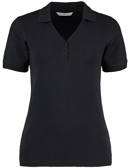 Kustom Kit Regular Fit Comfortec V Neck Polo KK732