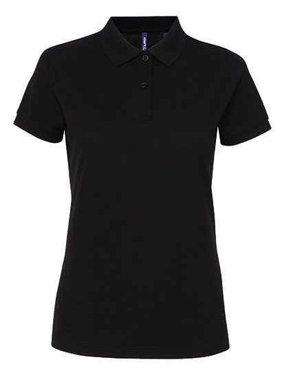 Asquith & Fox Women´s Polycotton Blend Polo AQ025 – Black