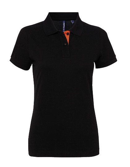 Asquith & Fox Women´s Classic Fit Contrast Polo AQ022