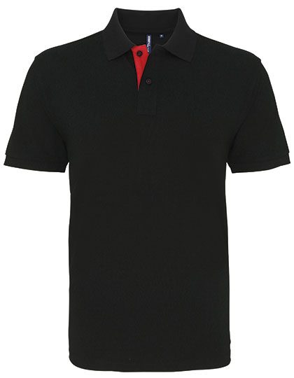 Asquith & Fox Men´s Classic Fit Contrast Polo AQ012