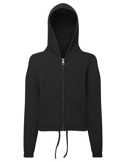TriDri Kids Recycled Cropped Oversize Full-Zip Hoodie TR61B