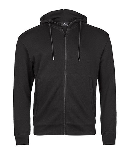 Tee Jays Ribbed Interlock Hooded Full Zip 5508