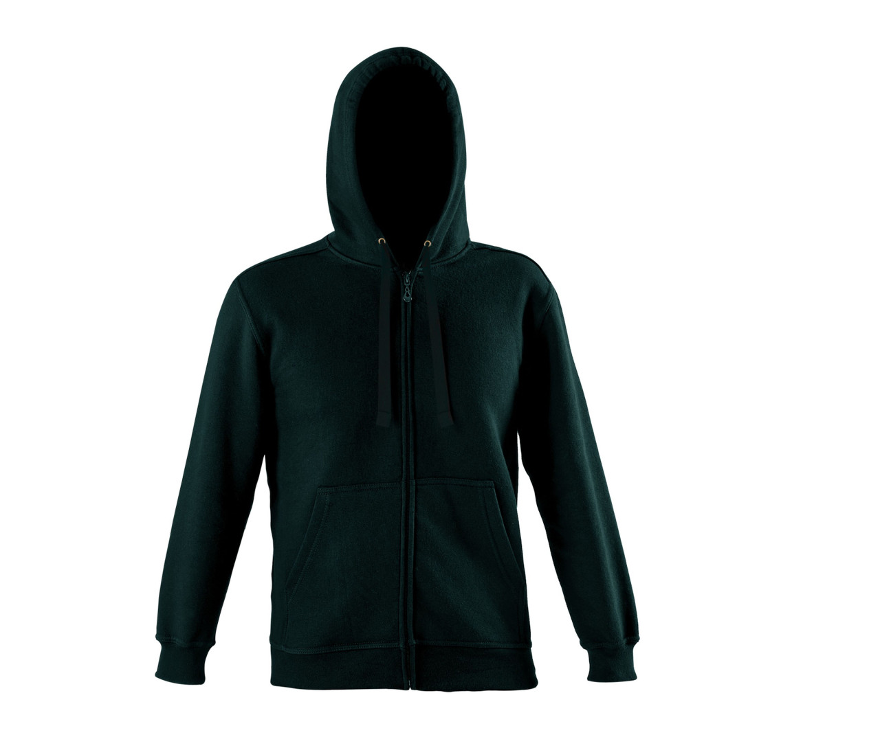 Starworld Zip Through Hooded – Black