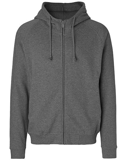 Neutral Unisex Hoodie With Hidden Zip O63401