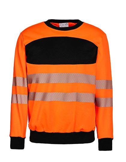 Korntex Eos Hi-Vis Workwear Sweatshirt With Printing Area Eossw