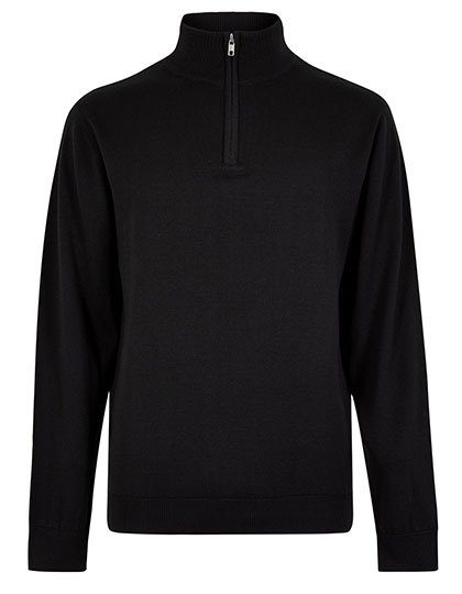Kustom Kit Regular Fit Arundel 1/4 Zip Sweater KK254