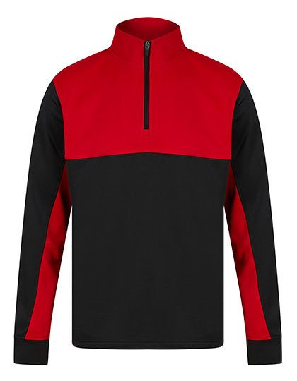 Finden+Hales Adults 1/4 Zip Tracksuit Top LV874