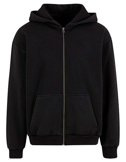 Build Your Brand Vintage Heavy Zip Hoodie BY295