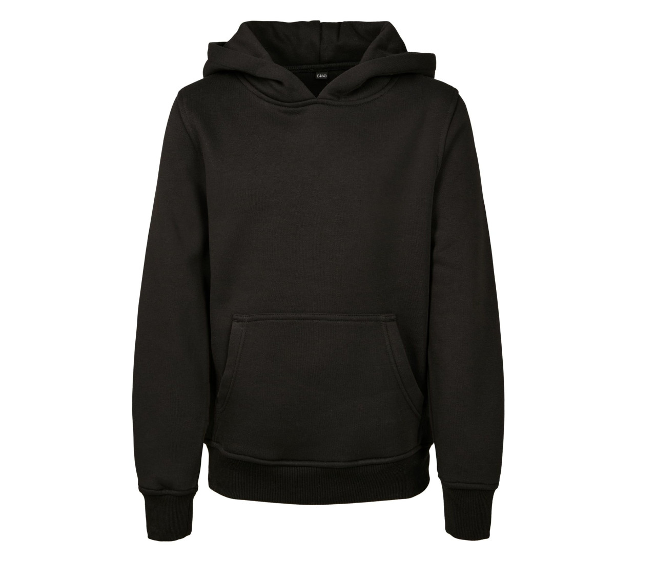 Build Your Brand Basic Kids Hoody – Black