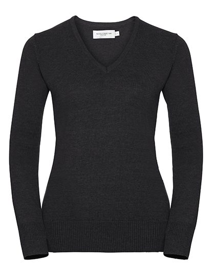 Russell Athletic Collection Ladies´ V-Neck Knitted Pullover R-710f-0