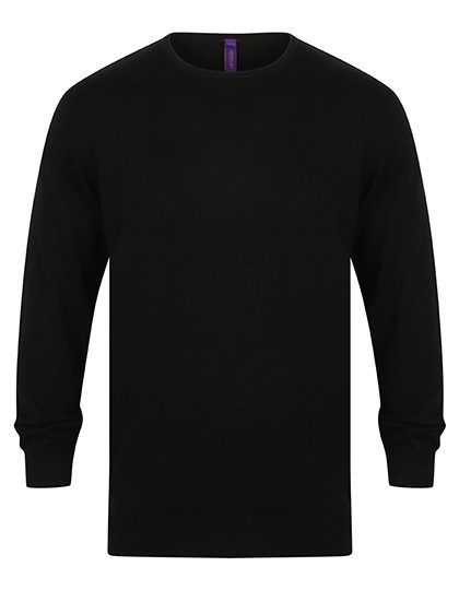 Henbury Men´s Lightweight Crew Neck Jumper H725