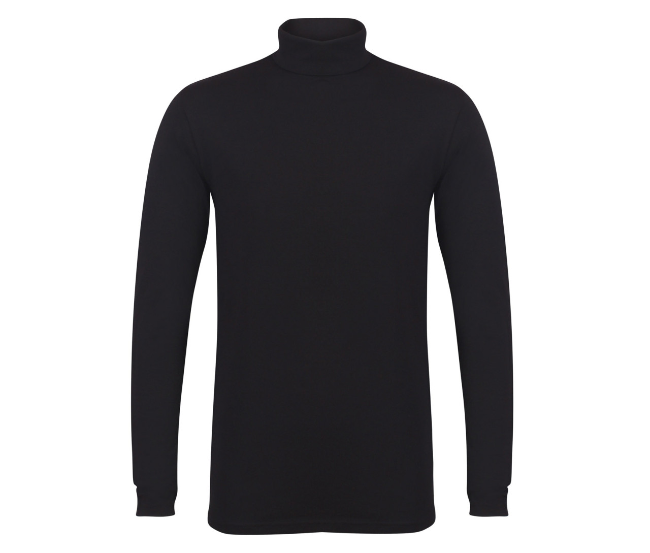 SF Clothing Women´s Feel Good Stretch Roll Neck Top SK125 Pullover – Black